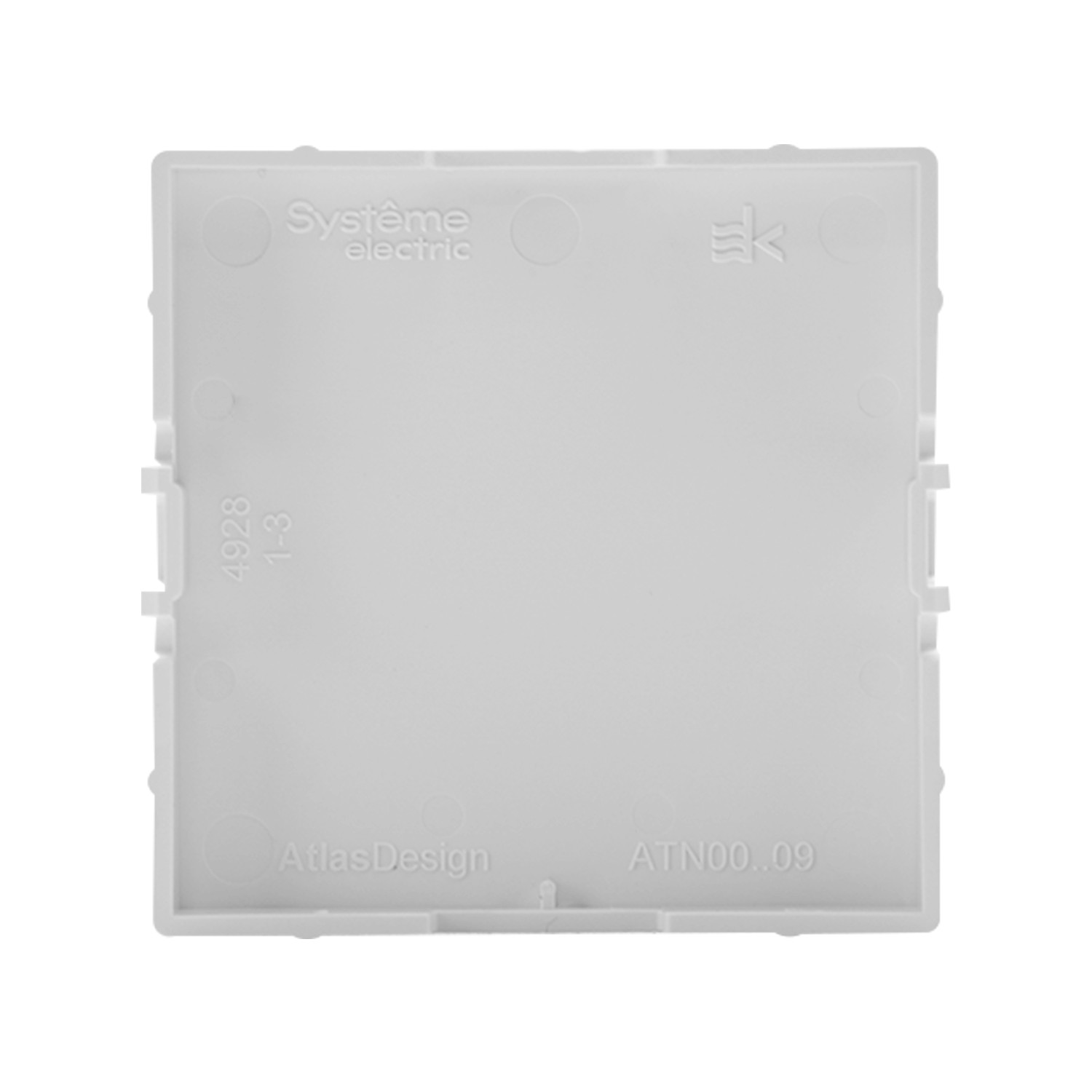 systeme electric atlasdesign, заглушка белый atn000109
