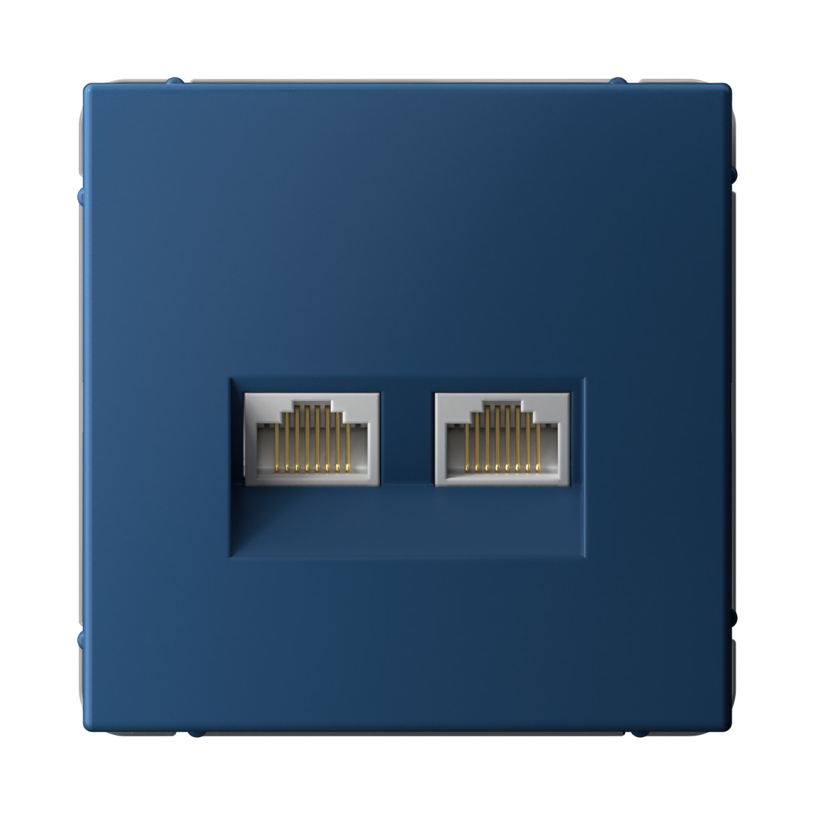 system electric artgallery розетка компьютерная 2xrj45 6е кат. аквамарин gal001188