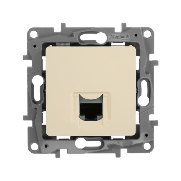 legrand etika розетка компьютерная 1-я rj-45 utp 8 контактов 1 выход 5 кат. слоновая кость
