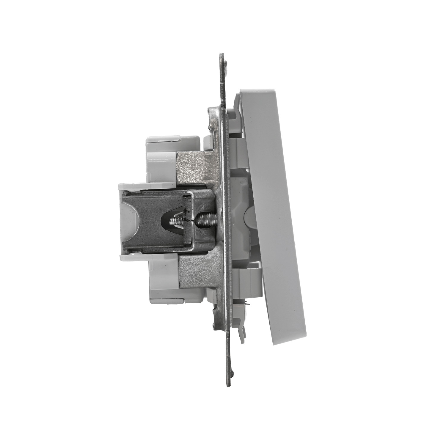 systeme electric atlasdesign, выключатель 1-клавишный белый atn000111