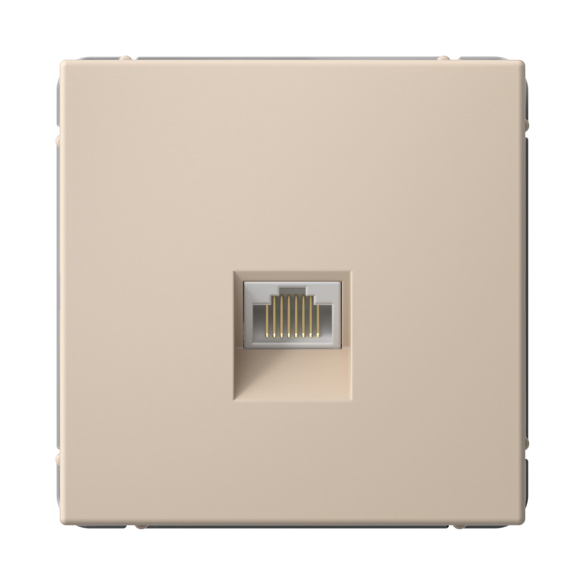 system electric artgallery розетка компьютерная 1-я rj45 5е кат. песочный gal001283