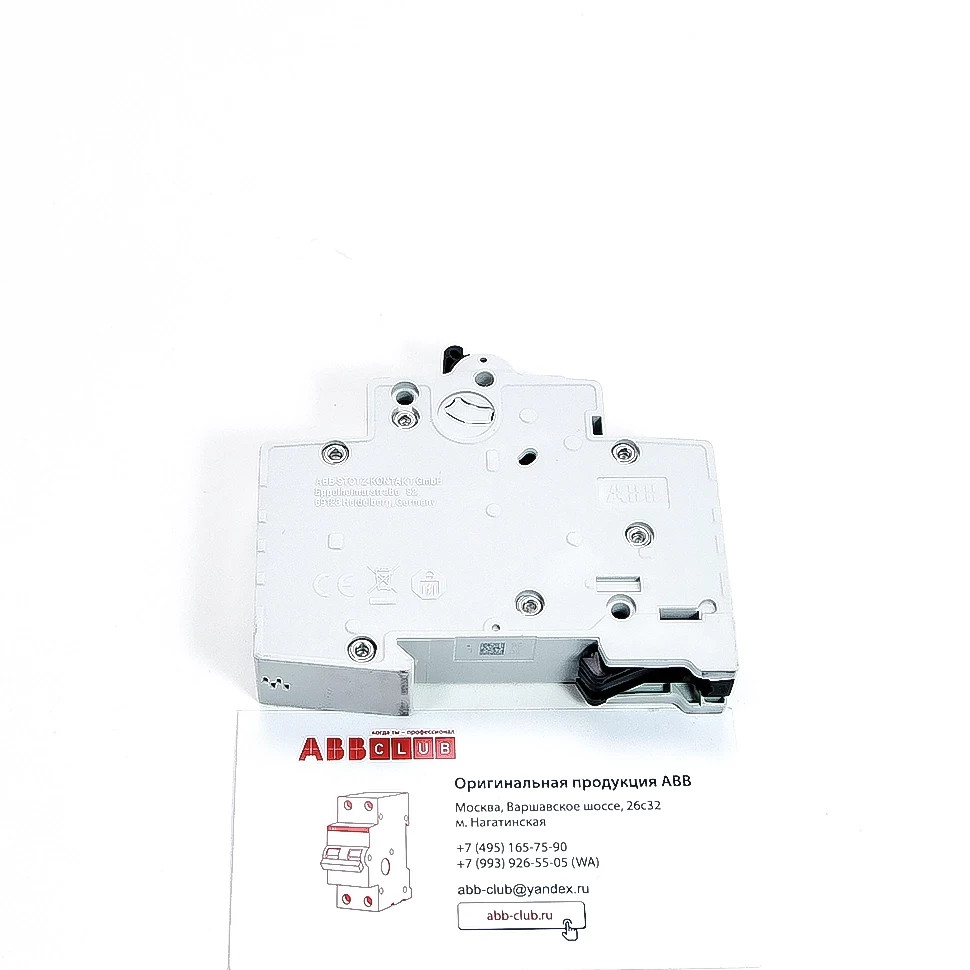 abb автоматический выключатель sh201 (хар-ка c) 1p с25а 6ka 2cds211001r0254