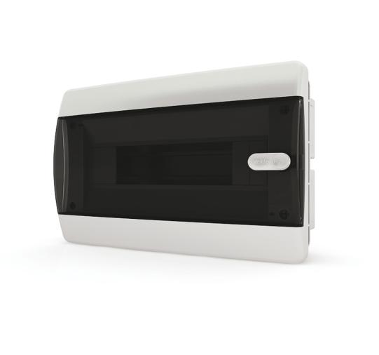cvk 40-04-1 tekfor бокс пластиковый с 4 автоматов встраиваемый прозрачная черная дверца