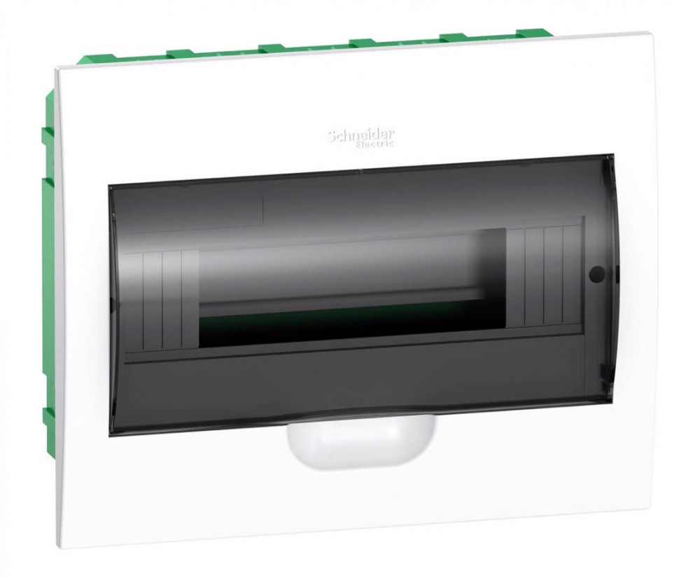шкаф встраиваемый с прозрачной дверью 1 ряд/12 модулей easy9 schneider electric