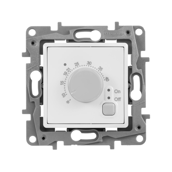 legrand etika термостат с внешним датчиком для теплых полов белый