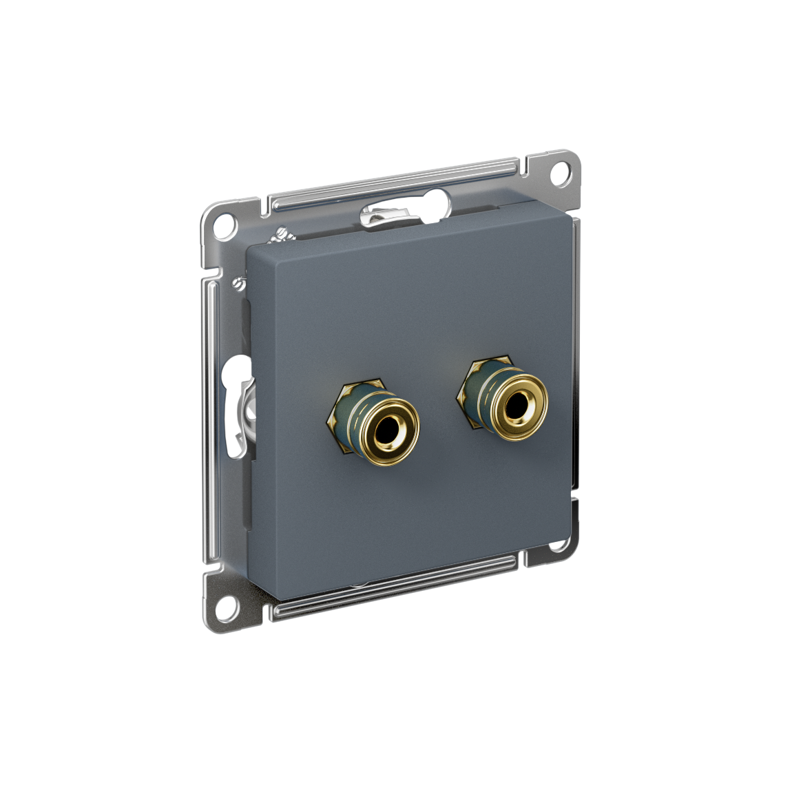 Systeme Electric ATLASDESIGN розетка аудио 2-я грифель
