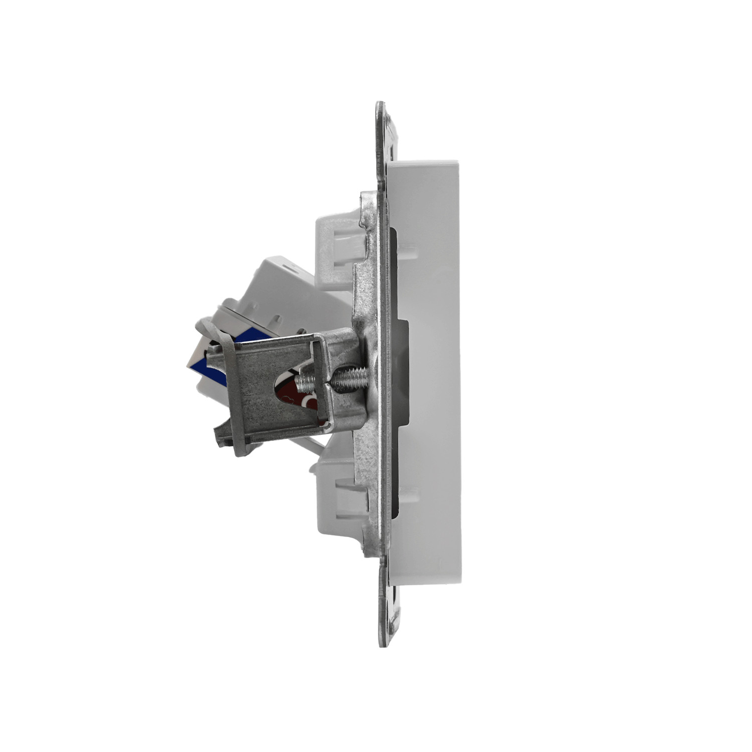 systeme electric atlasdesign, розетка компьютерная 1-я rj45 5е кат.белый atn000183