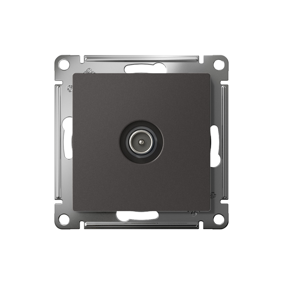 systeme electric atlasdesign розетка tv оконечная 1db базальт atn001491