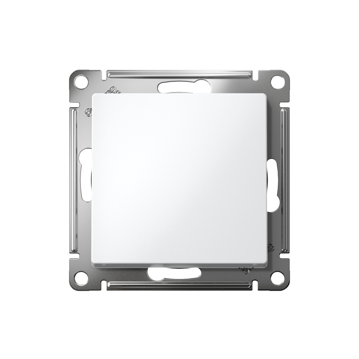 systeme electric atlasdesign, переключатель 1-клавишный белый atn000161