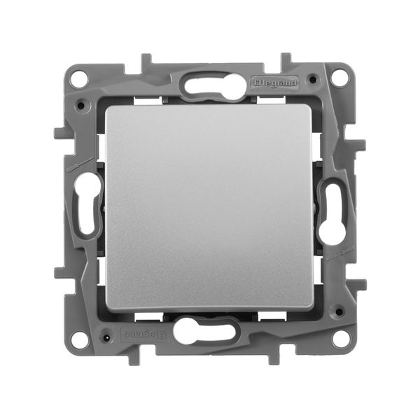 legrand etika выключатель 1 клавишный алюминий