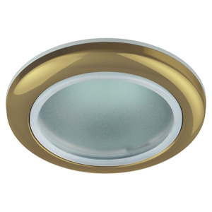 светильник влагозащищенный mr-16 золото wr1 эра