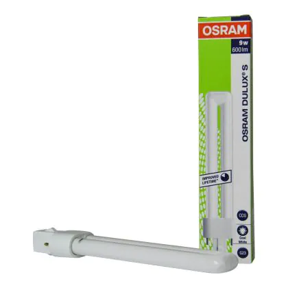 Лампа люминесцентная DULUX S G23 9Вт 840 Osram (Ledvance)