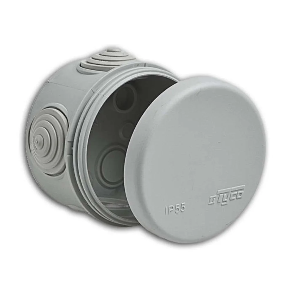 Коробка распаячная Ruvinil Tyco 70х50 мм для открытой проводки [уп.128шт] IP55 67020