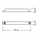 электронное пускорегулирующее устройство эпра quicktronic fit t8 qt-fit8 1x36 1х36w (a63170f00dg) osram