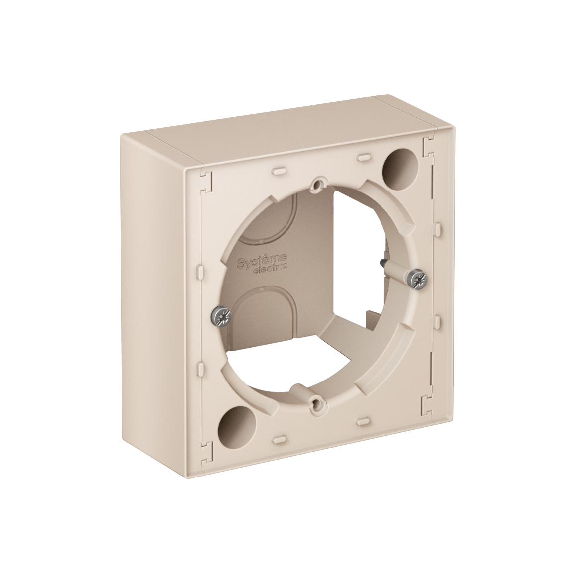 Systeme Electric ATLASDESIGN, коробка наружного монтажа бежевый ATN000200