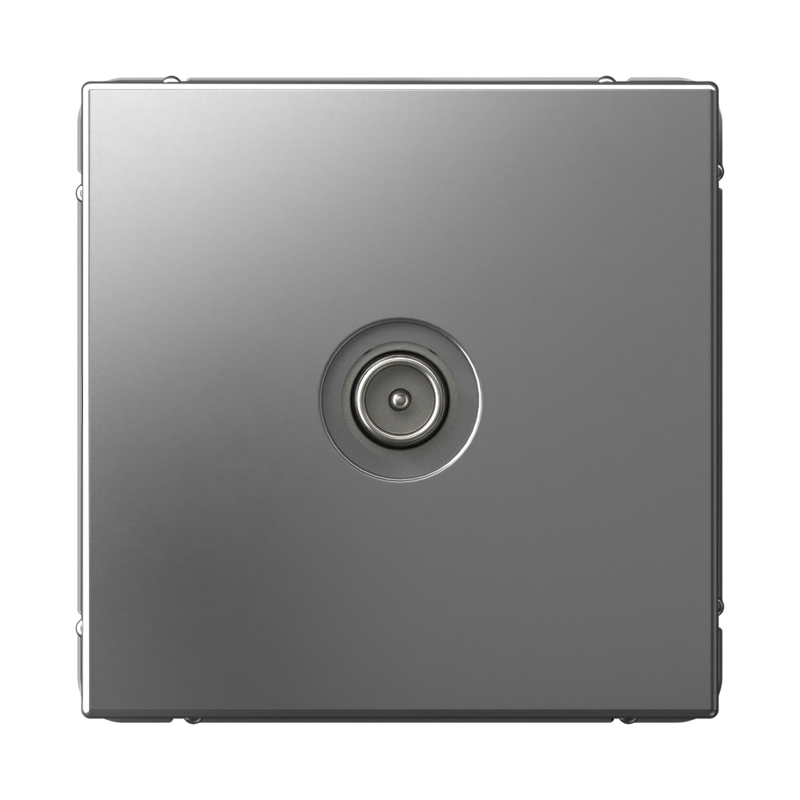 system electric artgallery розетка tv проходная 4дб сталь gal000992