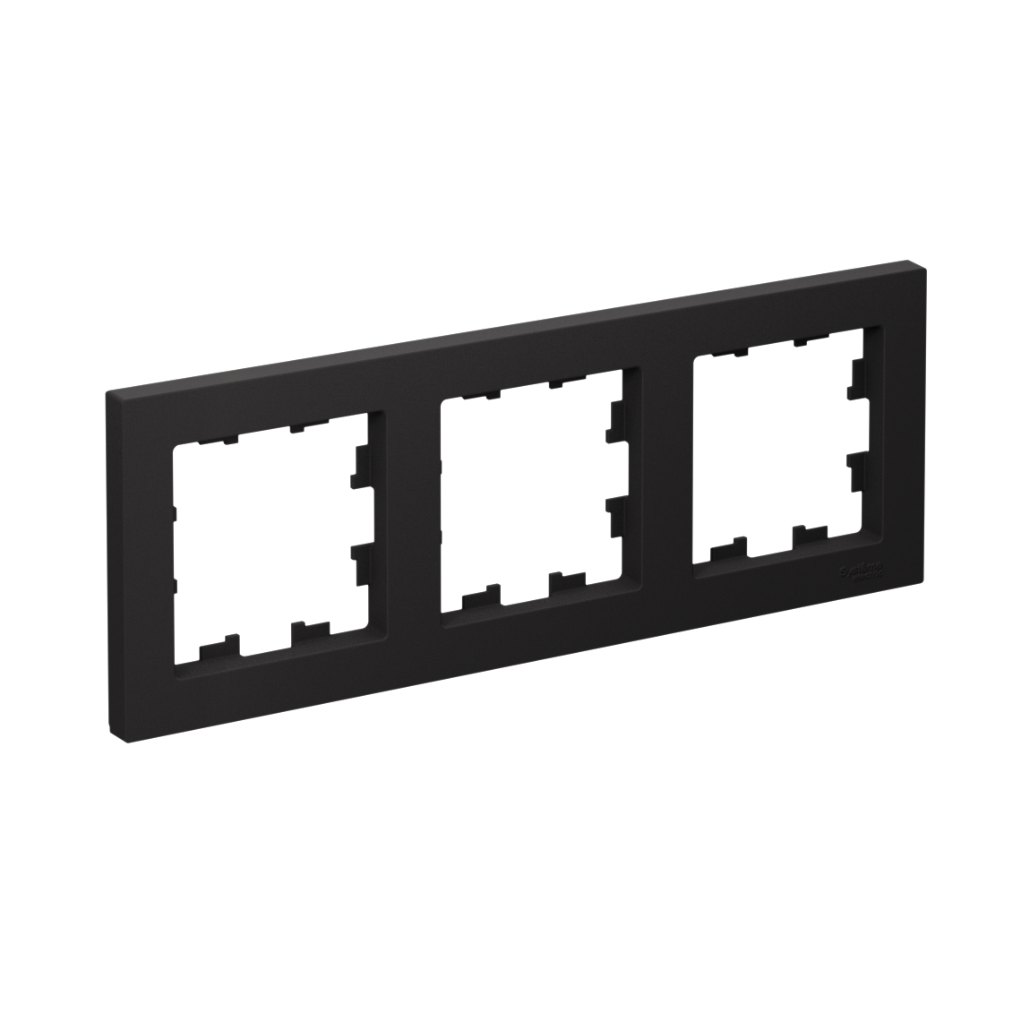 Systeme Electric ATLASDESIGN рамка 3-я горизонтальная карбон ATN001003
