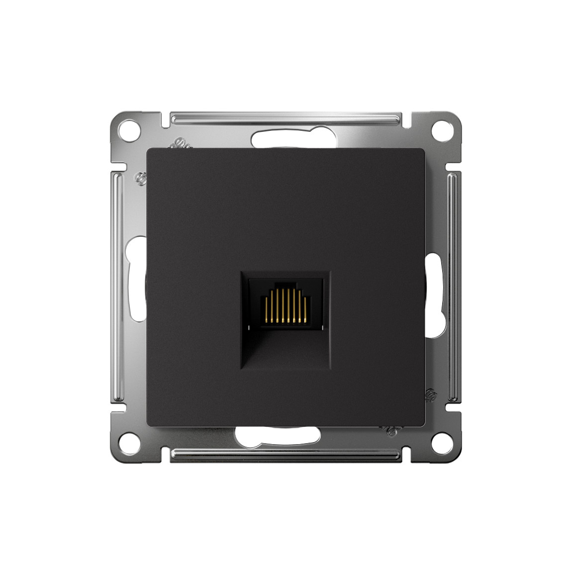systeme electric atlasdesign розетка компьютерная 1-я rj45 6е кат. карбон