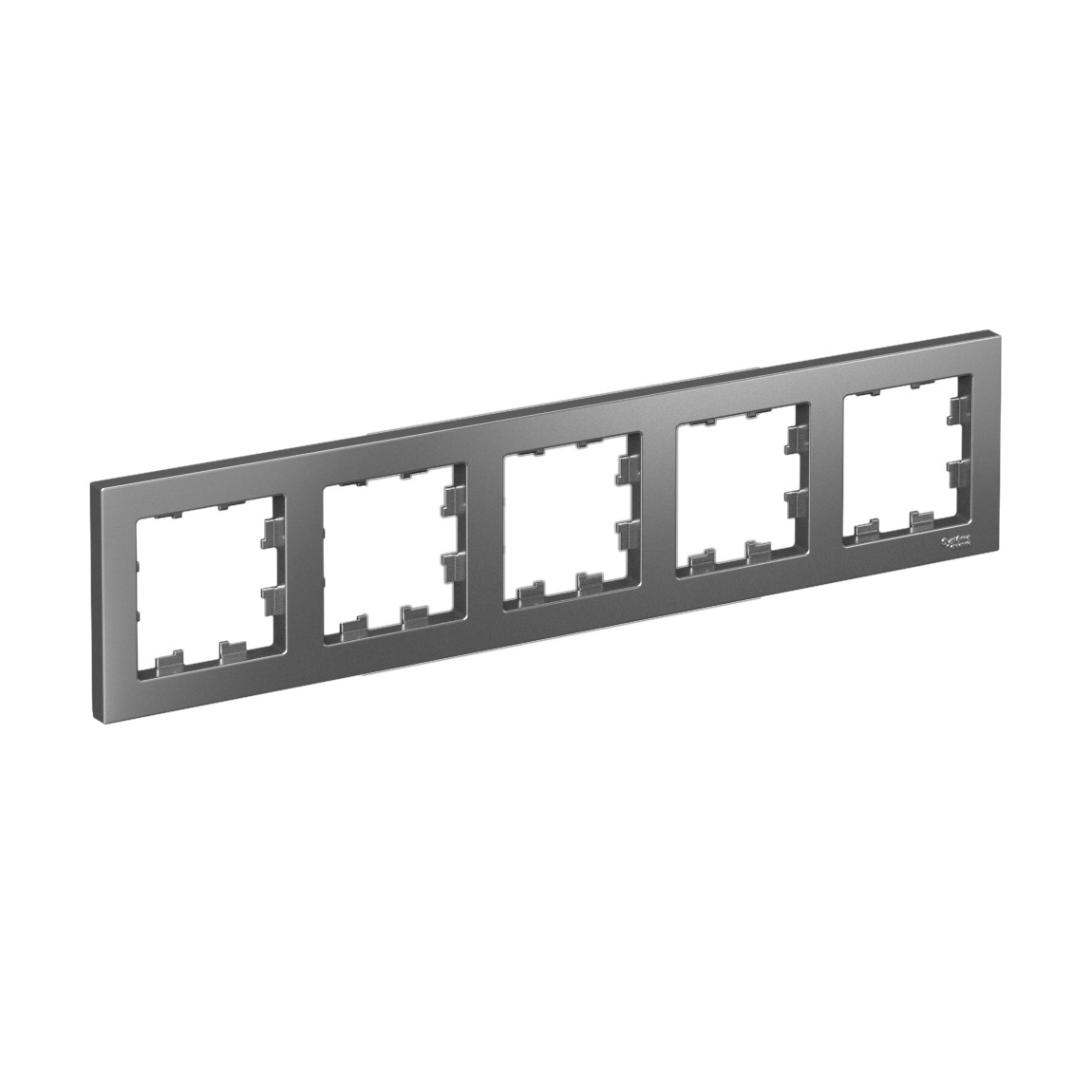 systeme electric atlasdesign рамка 5-я горизонтальная сталь