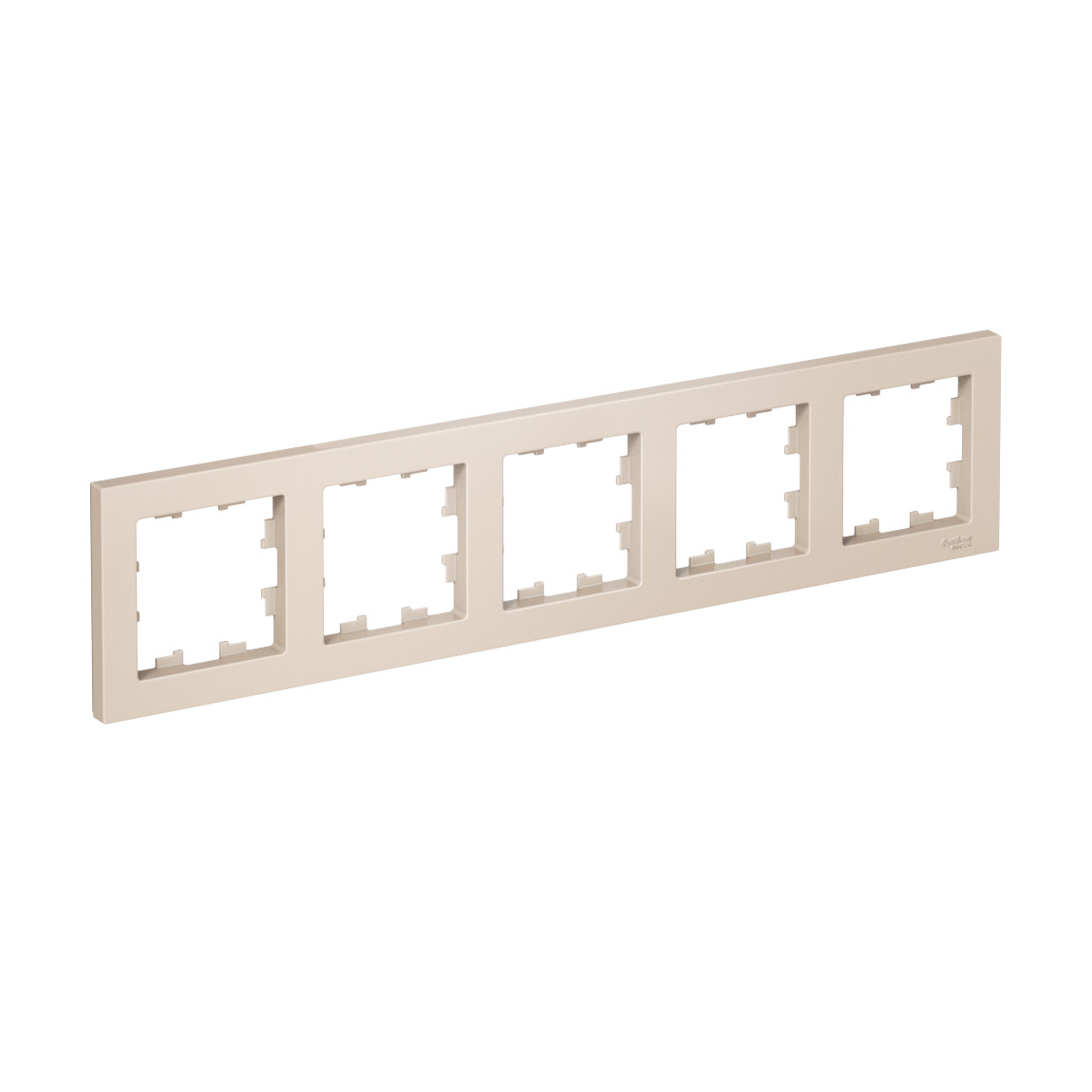 systeme electric atlasdesign, рамка 5-я горизонтальная бежевый atn000205