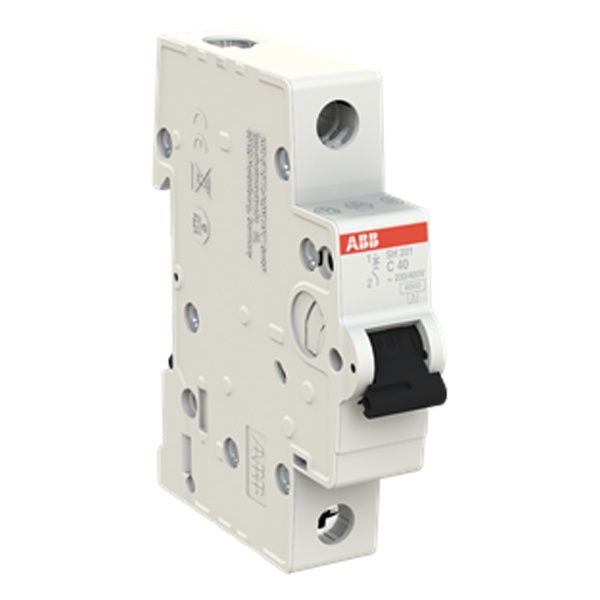 ABB  автоматический выключатель SH201 (хар-ка C) 1P С40А 6kA  2CDS211001R0404