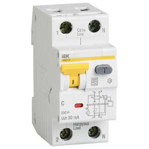 iek авдт 32 дифференциальный автоматический выключатель 2р 16а 30ма