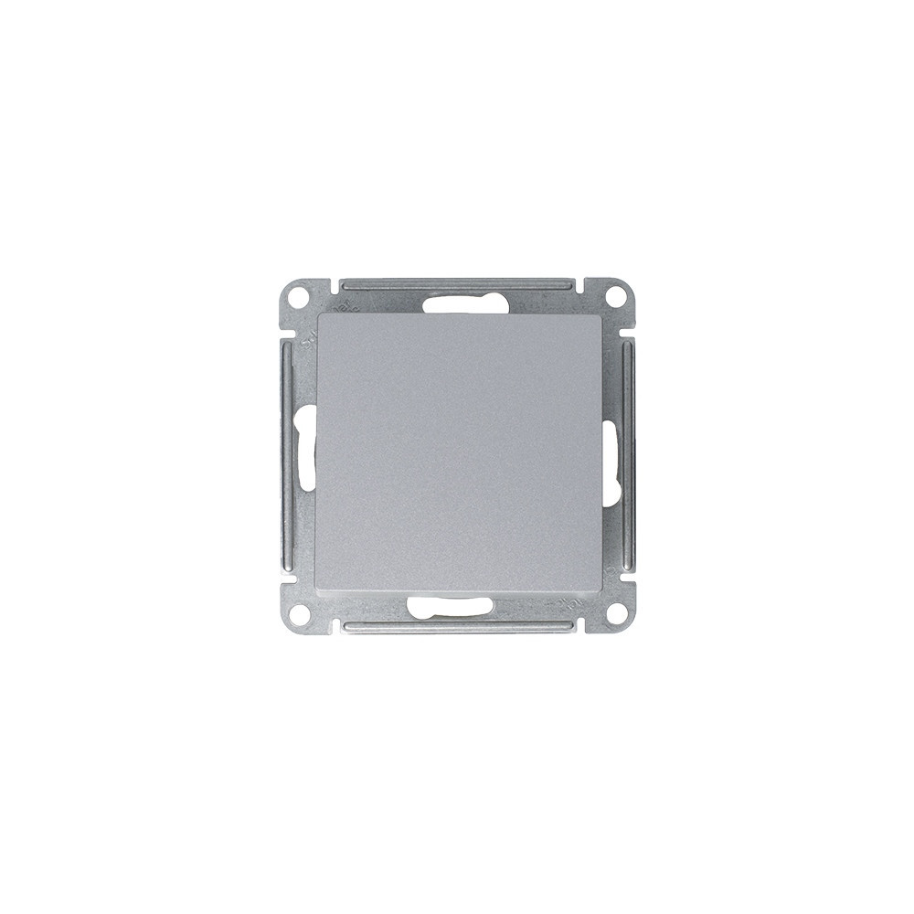 systeme electric atlasdesign, выключатель 1-клавишный алюминий atn000311