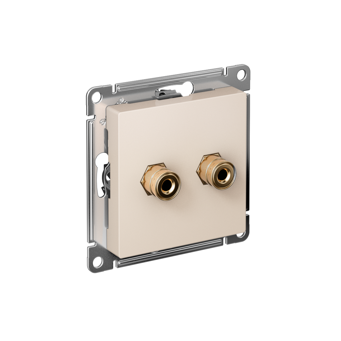 Systeme Electric ATLASDESIGN, розетка аудио 2-я бежевый ATN000287