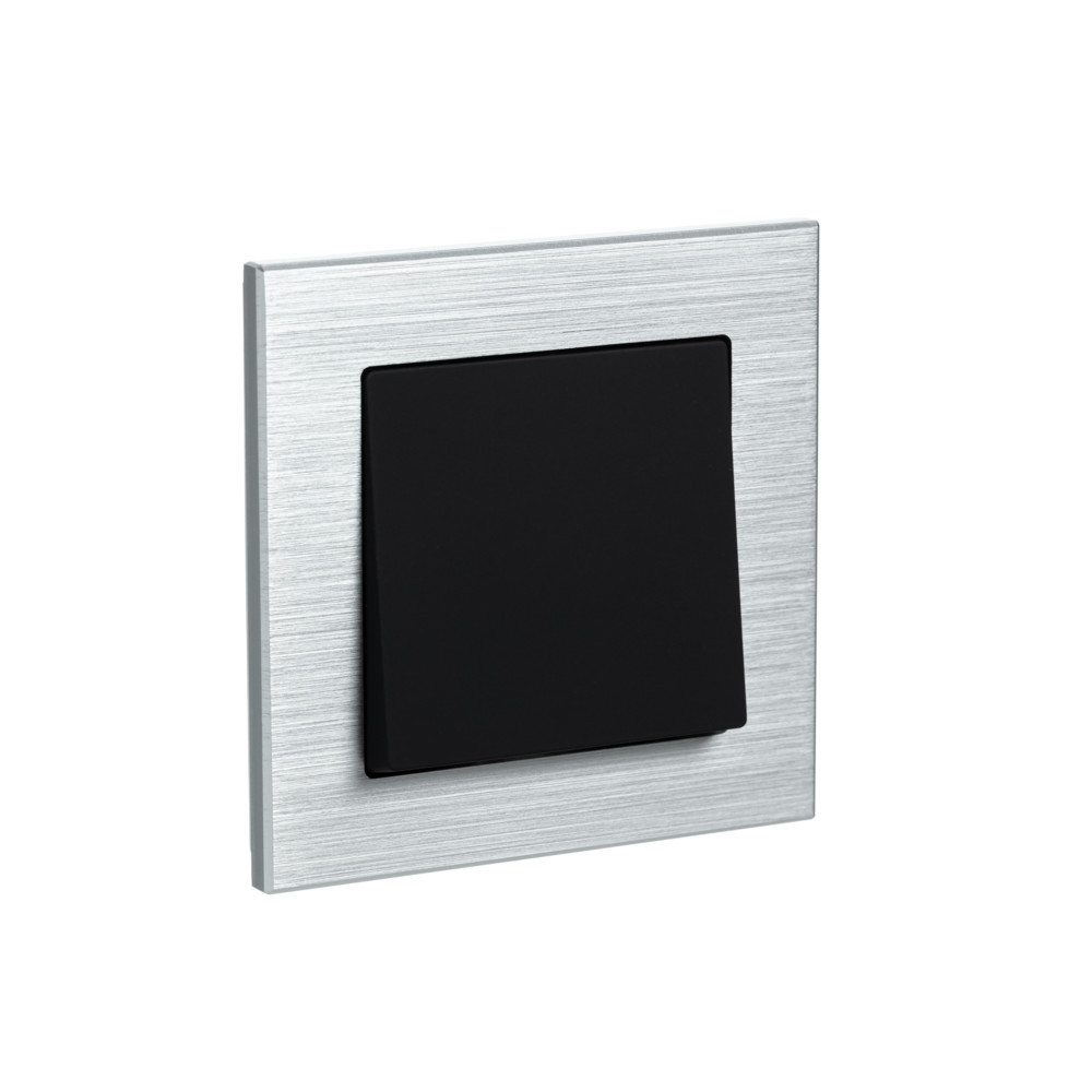systeme electric atlasdesign nature металл рамка 1-я универсальная серебро 
