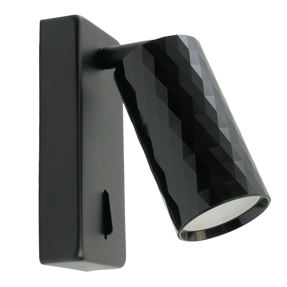 Светильник Feron ML1880 PRISM 35W, 230V, GU10, чёрный 48672