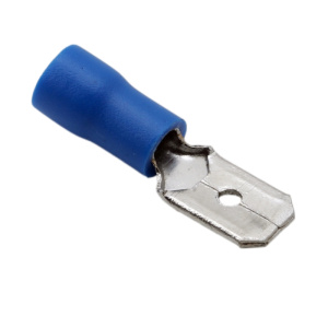 08-0333 Клемма плоская изолированная штекер синий 2,5 мм² Rexant