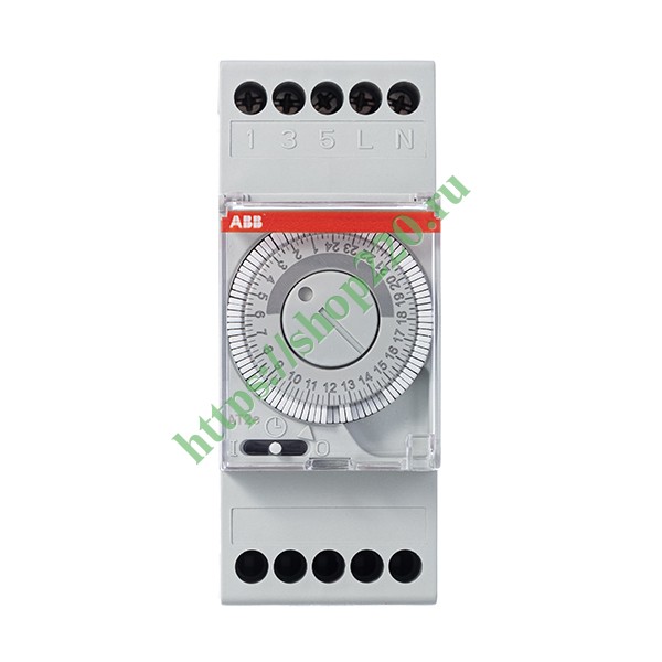 abb at2e модульное реле времени суточное 16a (2m) 230в 2csm231225r0601