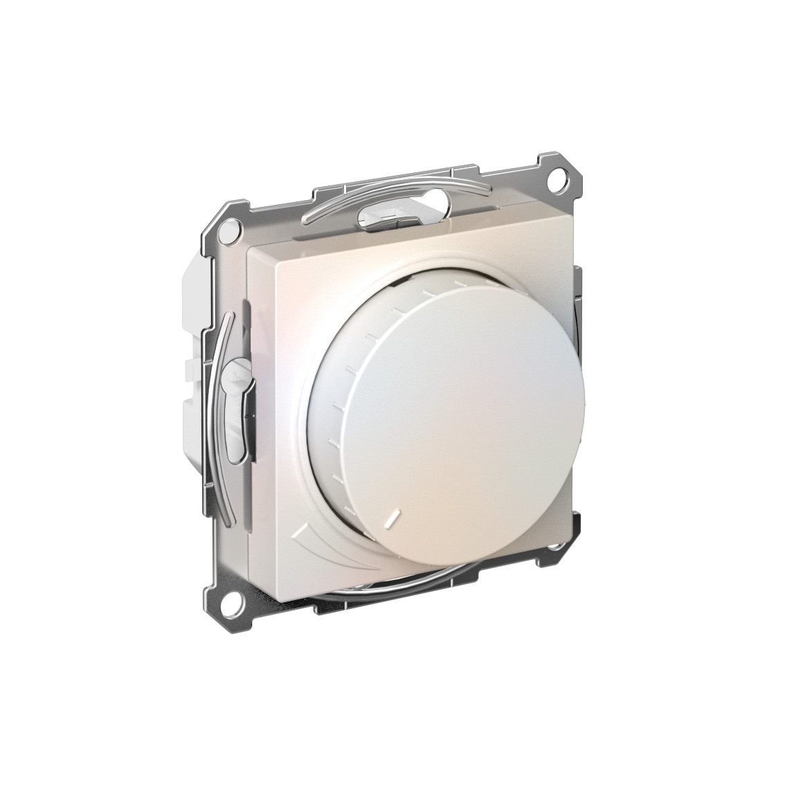 systeme electric atlasdesign светорегулятор поворотно-нажимной 400вт дим. led лампы жемчуг