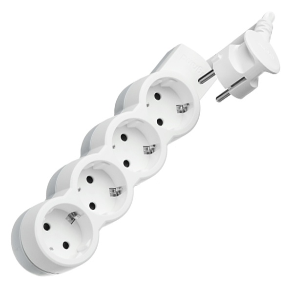 Удлинитель 4гн.1,5м с заземлением Legrand