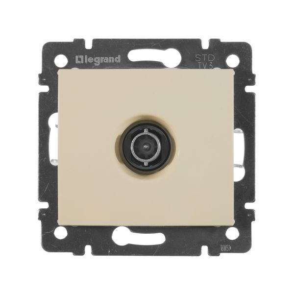 legrand valena розетка телевизионная проходная слоновая кость
