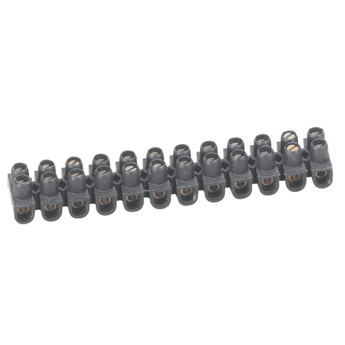 legrand клеммная колодка nylbloc 4мм2 черный 034211