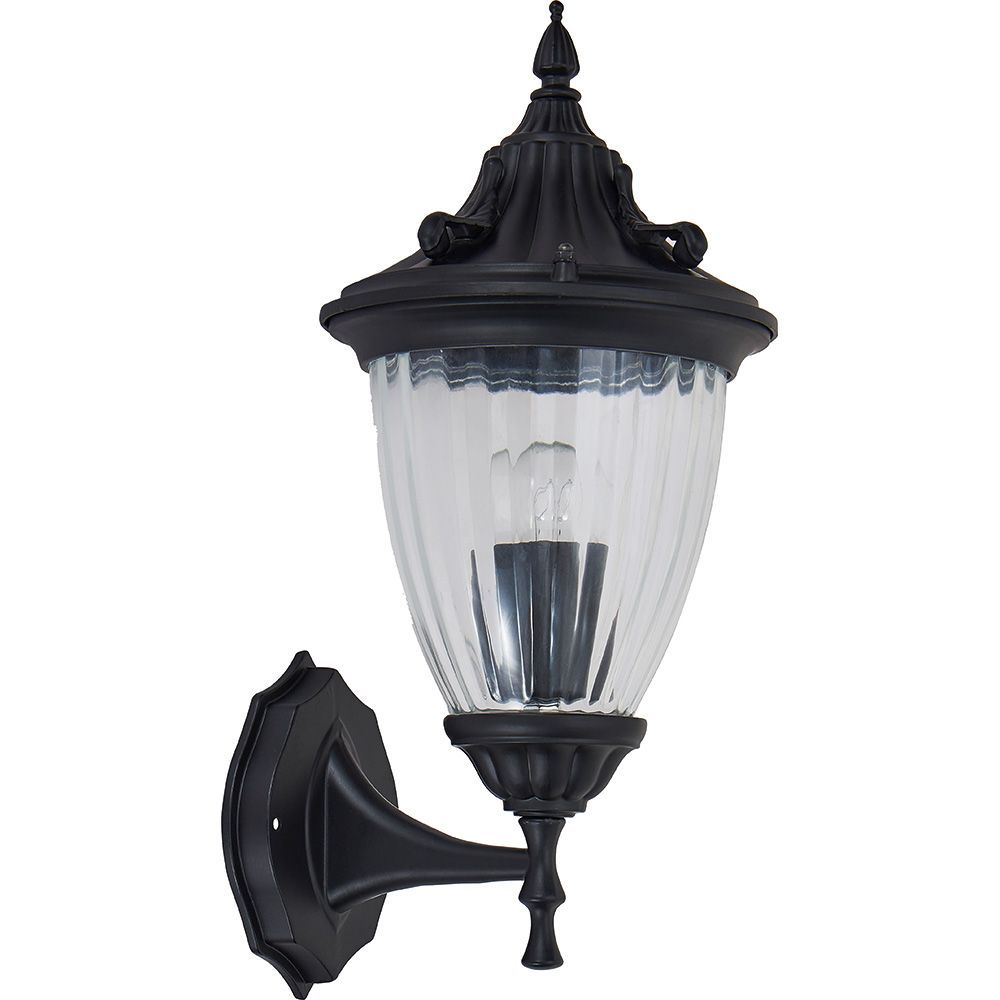 Светильник садово-парковый, 60W 230V IP44 черный, PL582 