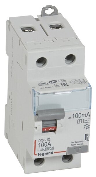 legrand 411515 вдт устройство защитного отключения dx3 2р 40a 100ма тип ас