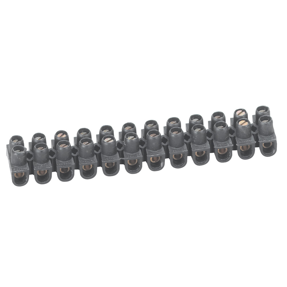 legrand клеммная колодка nylbloc10мм2 черный 034215