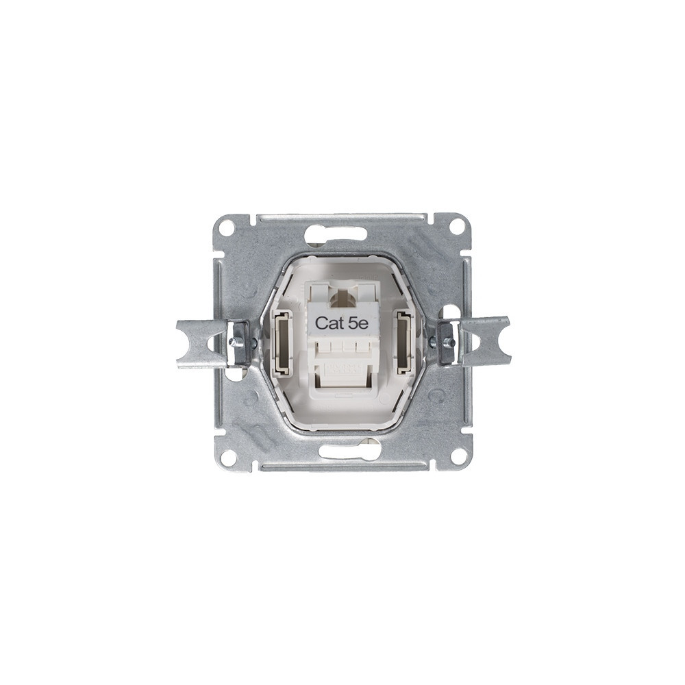 systeme electric atlasdesign, розетка компьютерная 1-я rj45 5е кат. алюминий atn000383