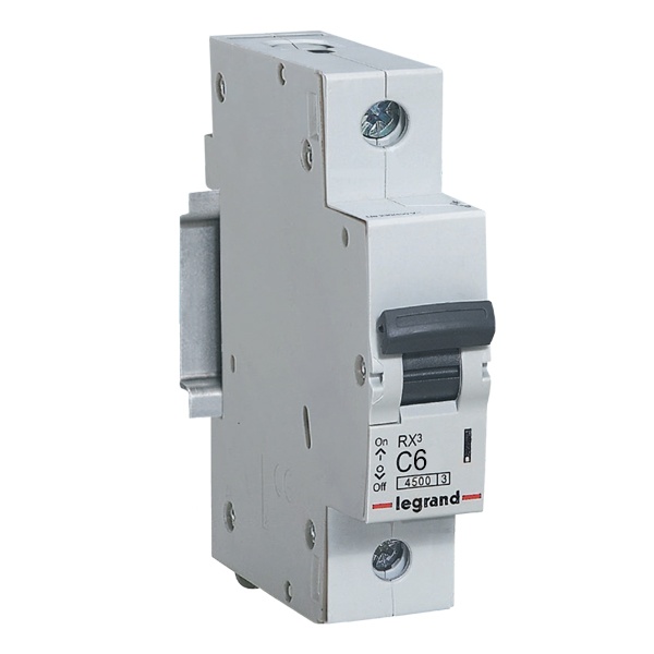 Legrand автоматический выключатель RХ3 1P 6A  4,5кА тип С