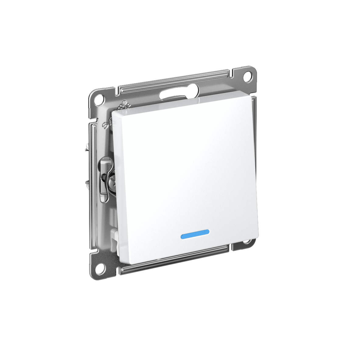 Systeme Electric ATLASDESIGN выключатель 1-клавишный с подсветкой лотос