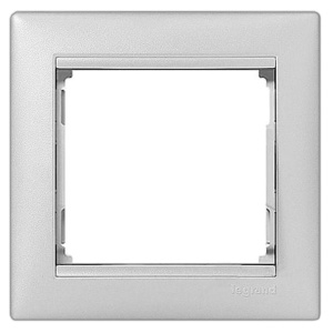 legrand valena рамка 1-я алюминий 