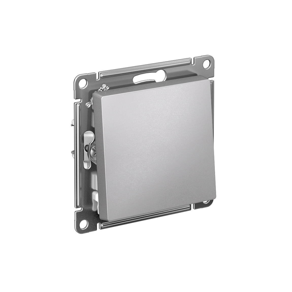Systeme Electric ATLASDESIGN, переключатель 1-клавишный алюминий ATN000361