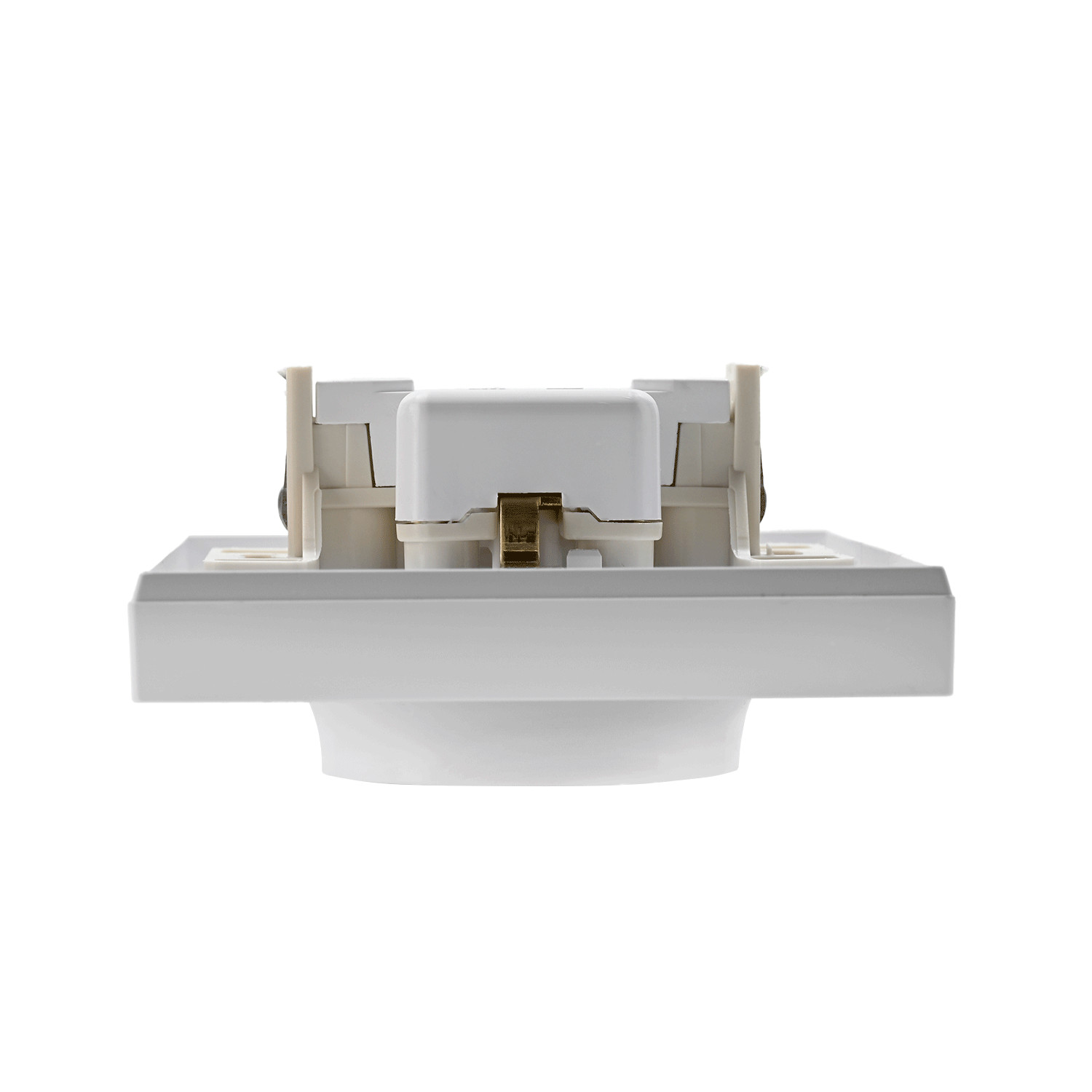 systeme electric atlasdesign, розетка 2-я с заземлением белый atn000124