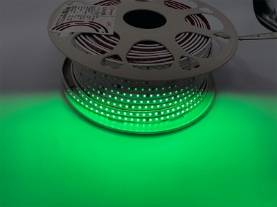 Лента неоновая 12V-9,6Вт/м 2835-120led/м зеленый IP65 (5м/цена за 1м) Лед-рэй