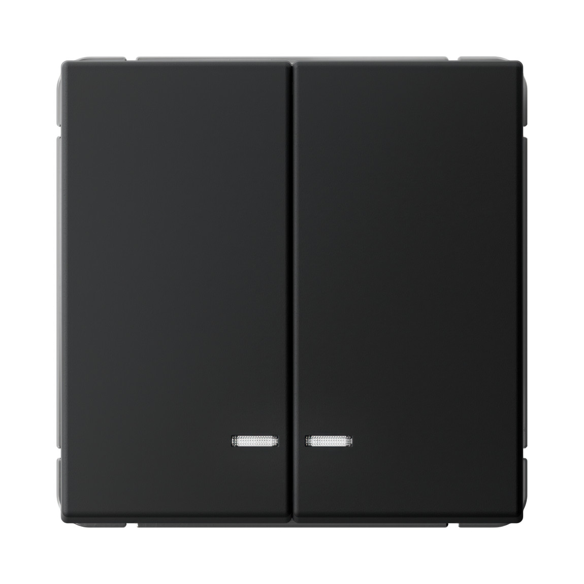 system electric artgallery выключатель 2-клавишный с подсветкой карбон gal001053