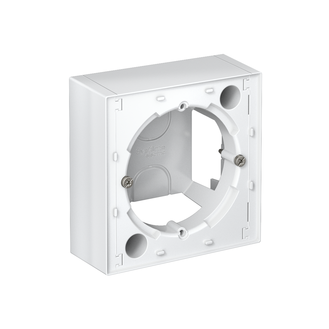 Systeme Electric ATLASDESIGN, коробка наружного монтажа белый ATN000100