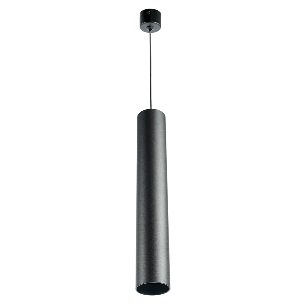 Светильник потолочный Feron ML1038 Barrel levitation на подвесе MR11 35W 230V, черный 40*250