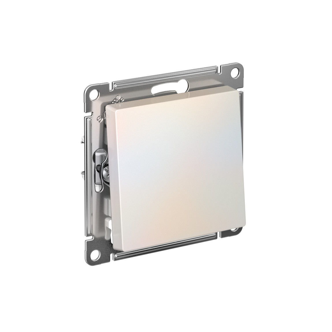 systeme electric atlasdesign переключатель 1-клавишный жемчуг